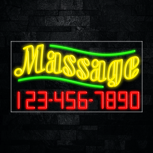 Massage LED Flex Sign 37″ x 20″