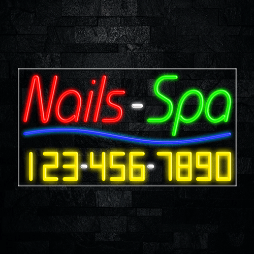 Nails Spa LED Flex Sign 37″ x 20″