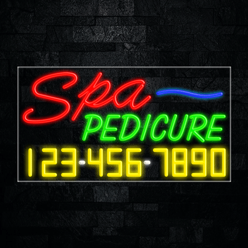 Spa Pedicure LED Flex Sign 37″ x 20″