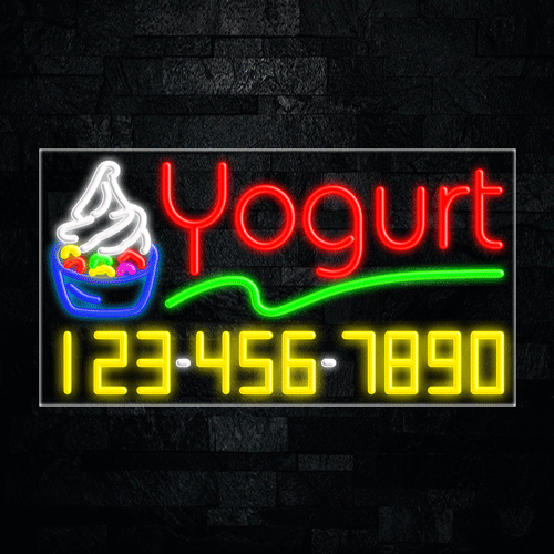 Yogurt LED Flex Sign 37″ x 20″