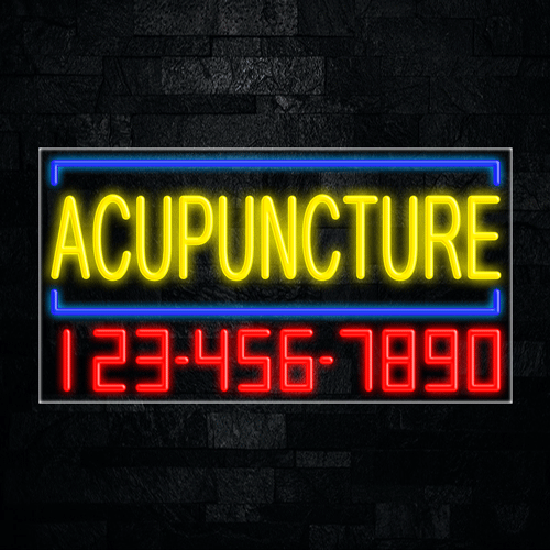 Acupuncture LED Flex Sign 37″ x 20″