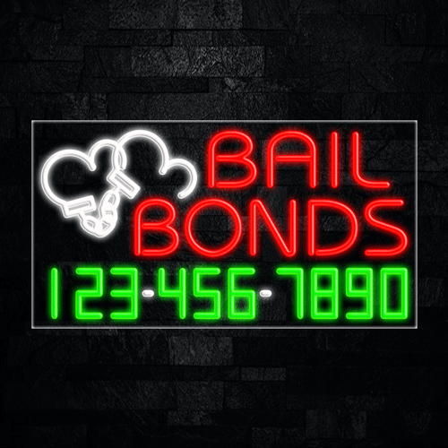 Bail Bonds LED Flex Sign 37″ x 20″