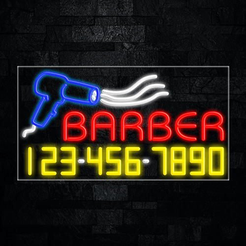 Barber LED Flex Sign 37″ x 20″