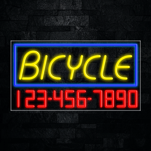 Bicycle LED Flex Sign 37″ x 20″