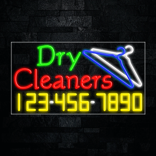 Dry Cleaners LED Flex Sign 37″ x 20″