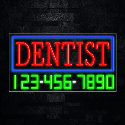 Dentist LED Flex Sign 37″ x 20″