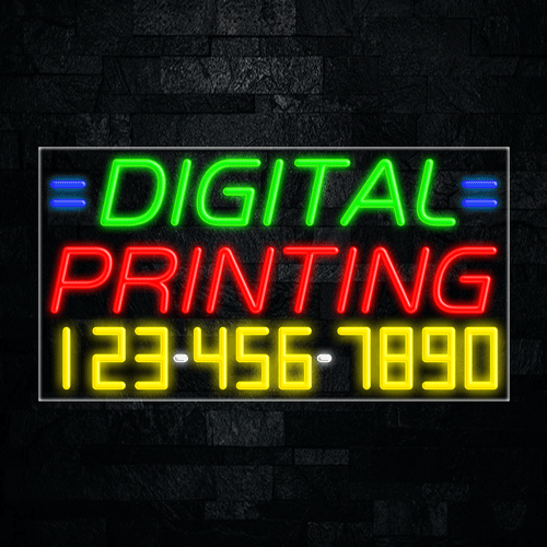 Digital Printing LED Flex Sign 37″ x 20″