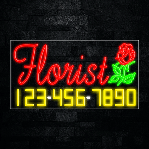 Florist LED Flex Sign 37″ x 20″