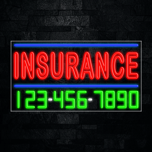 Insurance LED Flex Sign 37″ x 20″