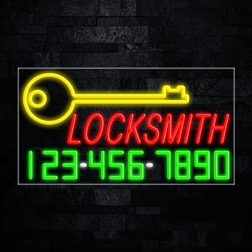 Locksmith LED Flex Sign 37″ x 20″