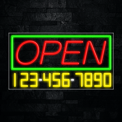 Open Closed LED Flex Sign 37″ x 20″