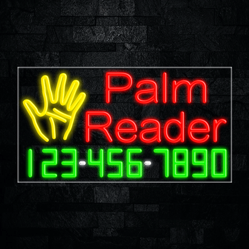 Palm Reader LED Flex Sign 37″ x 20″