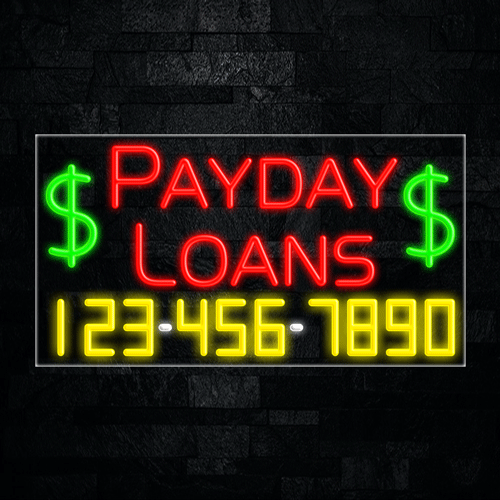 Payday Loans LED Flex Sign 37″ x 20″