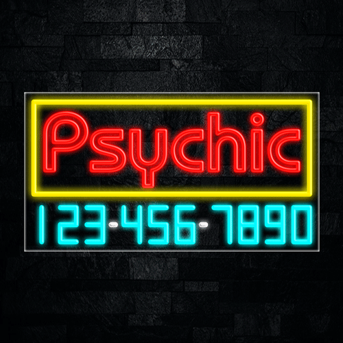 Psychic LED Flex Sign 37″ x 20″