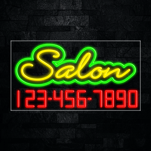 Salon LED Flex Sign 37″ x 20″