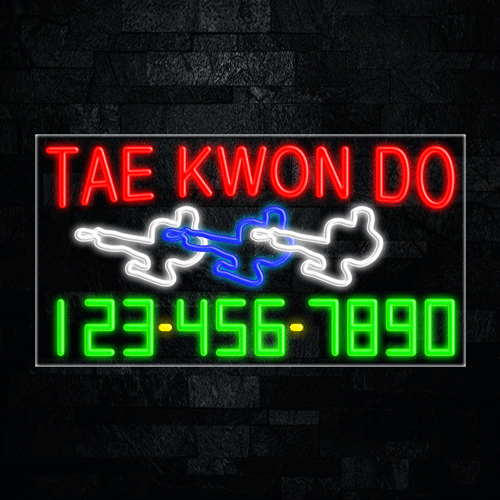 Tae Kwon Do LED Flex Sign 37″ x 20″