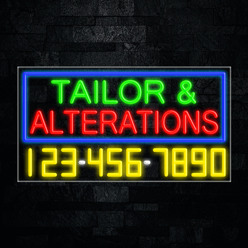 Tailor & Alterations LED Flex Sign 37″ x 20″