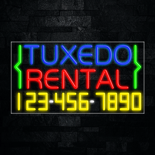 Tuxedo Rental LED Flex Sign 37″ x 20″