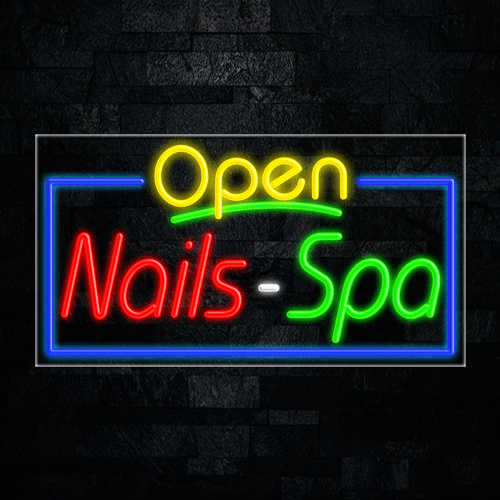 Nails Spa LED Flex Sign 37″ x 20″