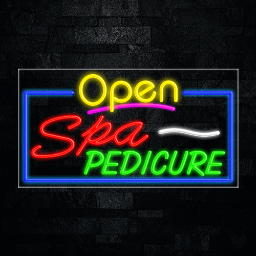 Spa Pedicure LED Flex Sign 37″ x 20″