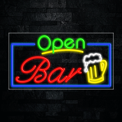 Bar LED Flex Sign 37″ x 20″