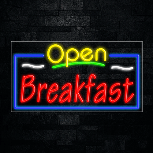 Breakfast LED Flex Sign 37″ x 20″