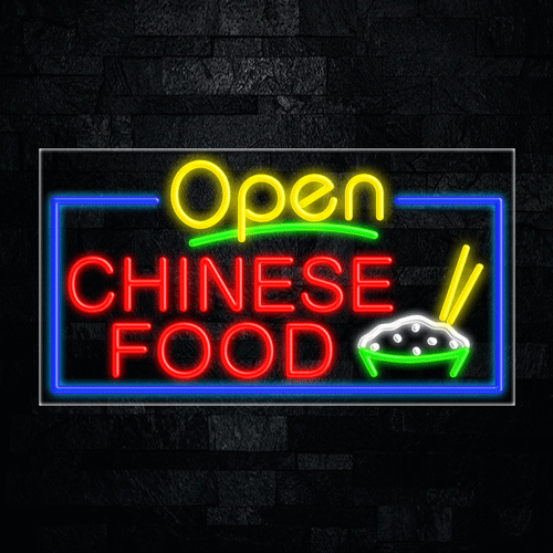 Chinese Food LED Flex Sign 37″ x 20″