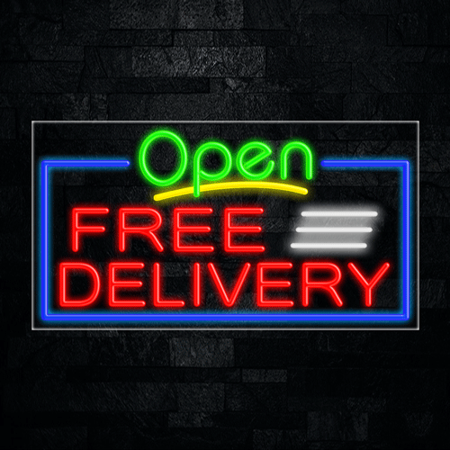 Free Delivery LED Flex Sign 37″ x 20″