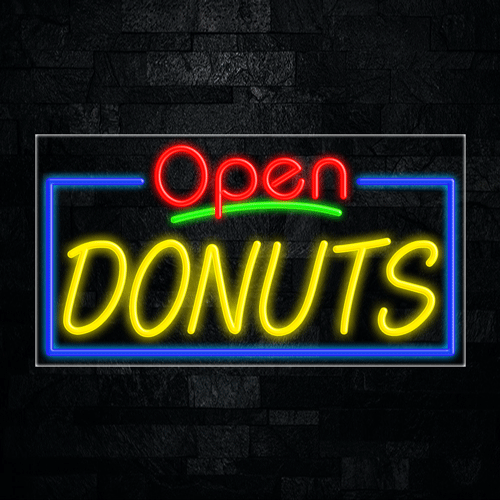 Donuts LED Flex Sign 37″ x 20″