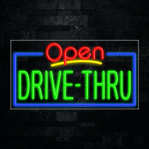 Drive-Thru LED Flex Sign 37″ x 20″