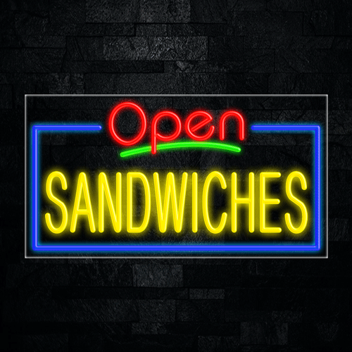 Sandwiches LED Flex Sign 37″ x 20″