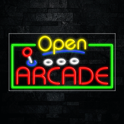 Arcade LED Flex Sign 37″ x 20″