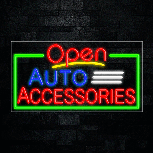 Auto Accessories LED Flex Sign 37″ x 20″