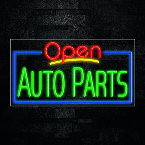 Auto Parts LED Flex Sign 37″ x 20″