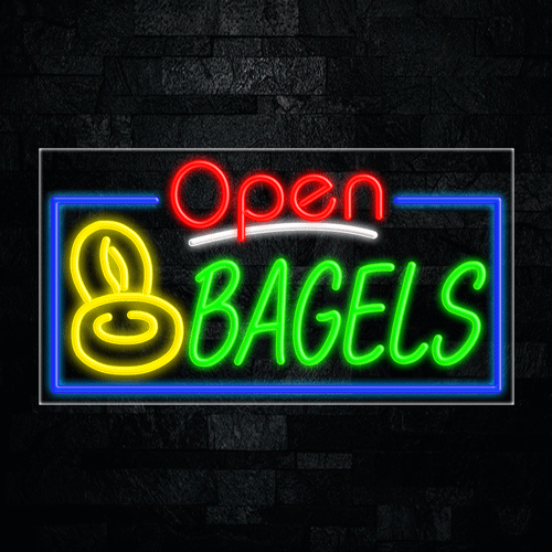 Bagels LED Flex Sign 37″ x 20″