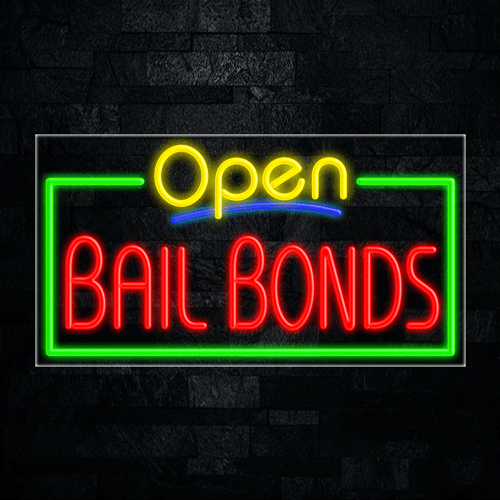 Bail Bonds LED Flex Sign 37″ x 20″