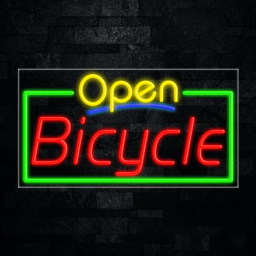 Bicycle LED Flex Sign 37″ x 20″