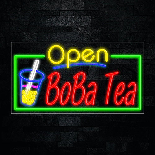 Boba Tea LED Flex Sign 37″ x 20″