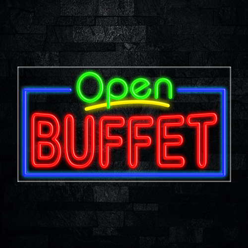 Buffet LED Flex Sign 37″ x 20″