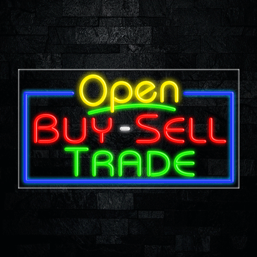 Buy Sell Trade LED Flex Sign 37″ x 20″