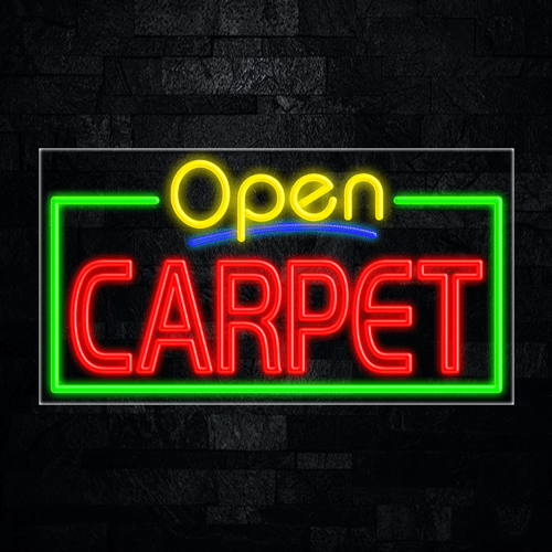 Carpet LED Flex Sign 37″ x 20″