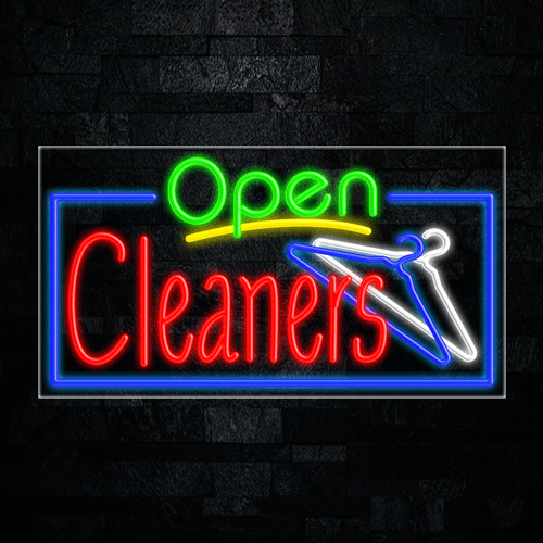 Cleaners LED Flex Sign 37″ x 20″