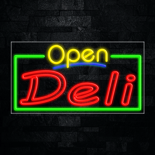 Deli LED Flex Sign 37″ x 20″