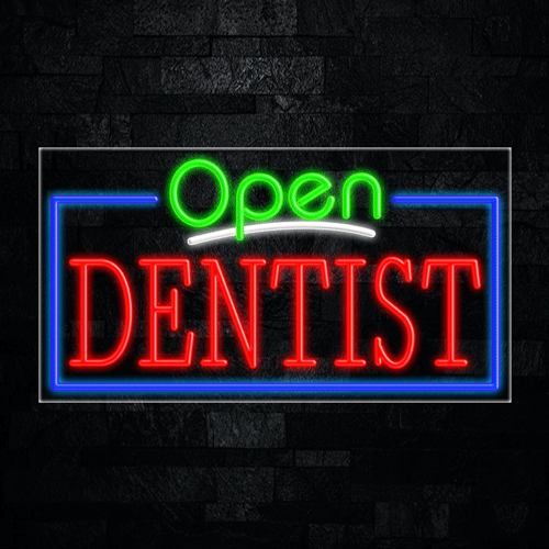 Dentist LED Flex Sign 37″ x 20″