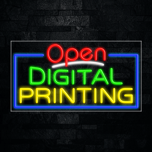 Digital Printing LED Flex Sign 37″ x 20″