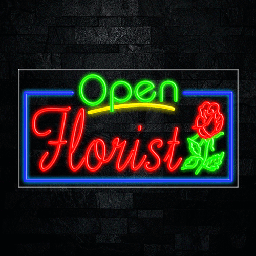 Florist LED Flex Sign 37″ x 20″