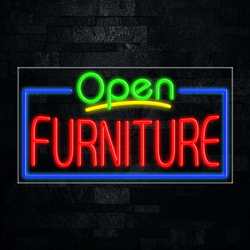 Furniture LED Flex Sign 37″ x 20″