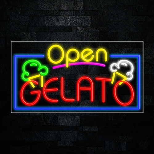 Gelato LED Flex Sign 37″ x 20″