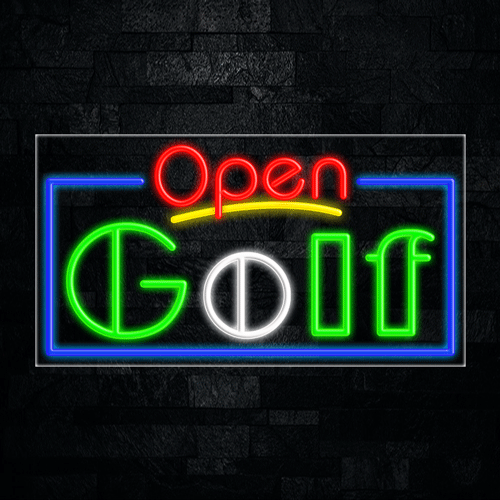 Golf LED Flex Sign 37″ x 20″