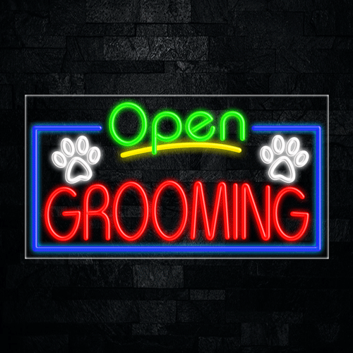 Grooming LED Flex Sign 37″ x 20″